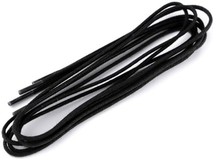 Tkaničky do bot délka 60; 70; 80; 90 cm (Balení 2 ks, Varianta 1 (60 cm) černá)