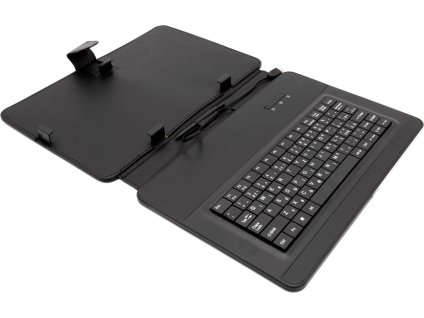 AIREN AiTab Leather Case 4 with USB Keyboard 10" BLACK (CZ/SK/DE/UK/US.. layout)