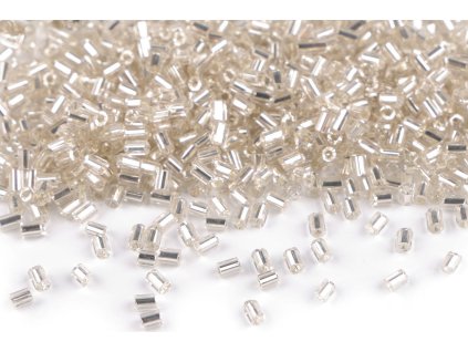 Rokajl sekaný 12/0 - 1,8 mm s průtahem (Balení 30 g, Varianta 25 červená)