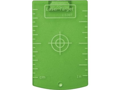 Cílová destička, terčík, pro nivelační lasery. KAPRO GREEN 845G