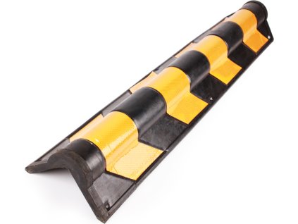 Ochranný profil na rohy reflexní – Rubber II. (Verze Zaoblený profil, Rozměry: 80 x 12 x 12 cm (tloušťka mat. 1 cm) - Kód: 13356)