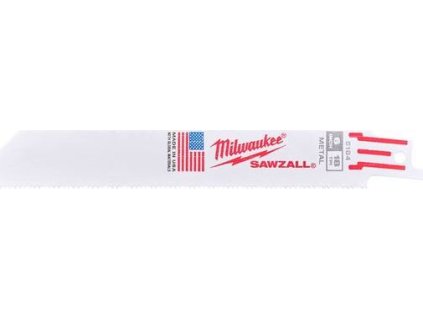 1ks-MILWAUKEE Sawzall pilový plátek na kov 150mm,24TPI,, pro mečové pily ocasky