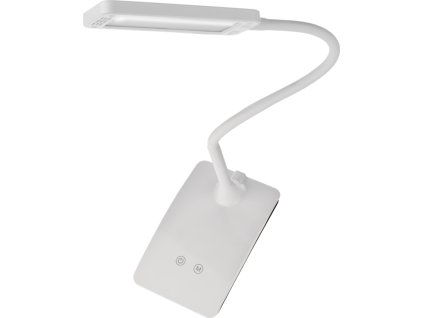 Emos LED stolní lampa Eddy, 6W, 360 lm, stmívatelná + barva světla, bílá