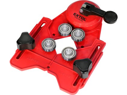 EXTOL PREMIUM Držák vodící šablona pro diamantové vykružovací korunky 4-83mm