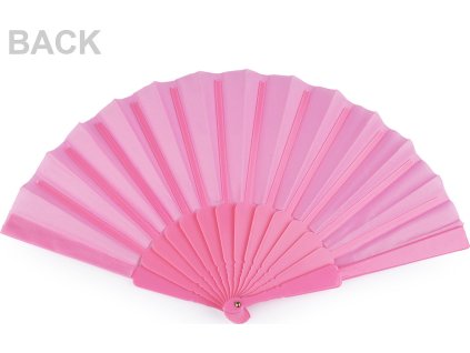 Vějíř textilní k dotvoření (Balení 1 ks, Varianta 1 bílá)