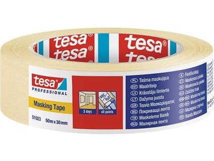 Páska tesa® PRO, malířská, maskovací, lepící, 30 mm, L-50 m