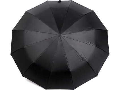 Pánský skládací vystřelovací deštník s červenými detaily (Balení 1 ks, Varianta černá)