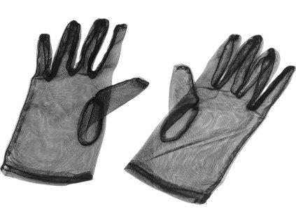 Společenské rukavice tylové (Varianta 1 bílá, Balení 1 pár)