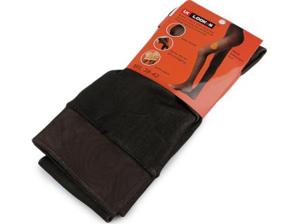 Dámské punčocháče zateplené plyšovým kožíškem (Balení 1 ks, Varianta 1 (M/L) černá béžová)