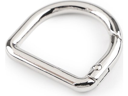 Karabina polokroužek průvlek 22 mm (Varianta 1 nikl, Balení 1 ks)