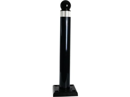 Zahrazovací sloupek BS-MFCB (Verze Černý (bez reflexního pruhu), Výška: 85 cm, Průměr: 10 cm, Kód: 17843)