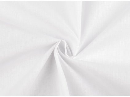 Bavlněná látka / plátno jednobarvená šíře 220 cm (Varianta bílá, Balení 1 m)