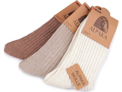 Dámské ponožky thermo Alpaka (Balení 3 pár, Varianta 13 (vel. 35-38) mix)