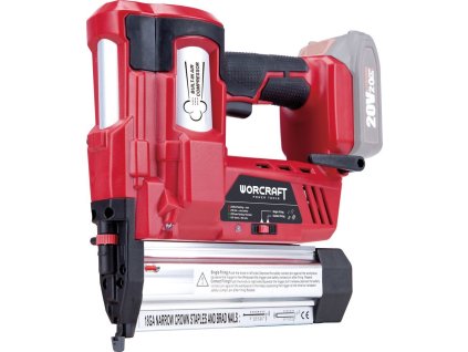 Sponkovačka Worcraft CNS-S20LiH ShareSYS, 20V Li-Ion, s reguláciou, LED sveto, sponky U + klince T