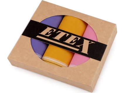 Dámský kapesník / dárková kazeta (Balení 1 krab., Varianta 1 mix světlý)