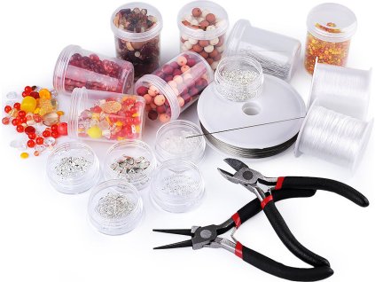 Set ke korálkování pro začátečníky (Balení 1 sada, Varianta 7 multikolor)