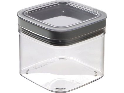 Dóza Curver® DRY CUBE, 800 ml, transparentná/sivá, 118x118x100 mm