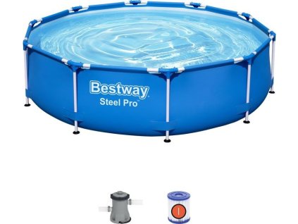 Bazén Bestway Steel Pro, 56679, kartušová filtrace, 305x76 cm