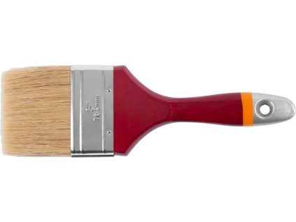 Štětec Strend Pro JA095, 3", plochý, malířský, s PVC štětinami, dřevěná rukojeť