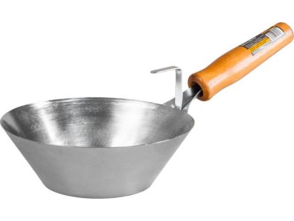 Naběračka zednická 160 R, Zn, dřev. rukojeť