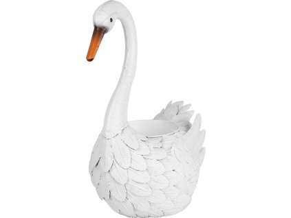 Dekorace MagicHome Mecco, Husa, plech květináč, 35x18x43 cm