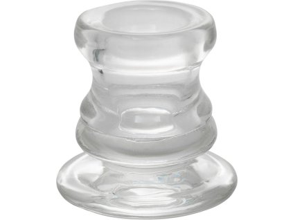 Stojan na sviečku MagicHome Vianoce, sklo, 5,5x5,5 cm