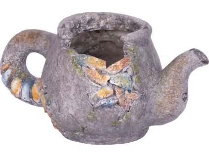 Dekorace MagicHome, Květináč - květináč, mozaika, keramika, 28,5x15,5x15 cm