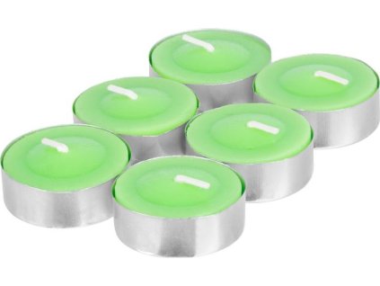 Svíčka Citronella C-151, repelentní, čajová, zelená, bal. 6 ks