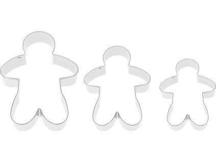 Vykrajovačka MagicHome Vánoce, na pečení, panáček, formička, 3 ks