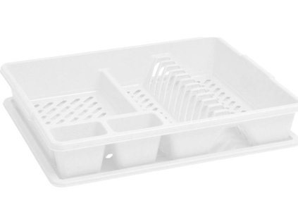 Odkapávač Curver®, 38x45x8,8 cm, na kuchyňské nádobí, bílý