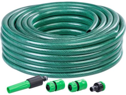 Hadice Strend Pro Economic, 1/2", L-10 m, sada adaptér, tryska, spojky, zahradní