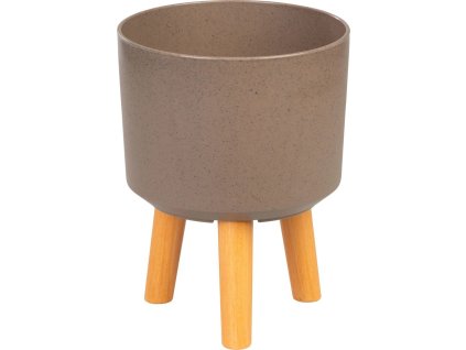 Květináč Strend Pro, barva Kávový prášek, 20x20x26 cm