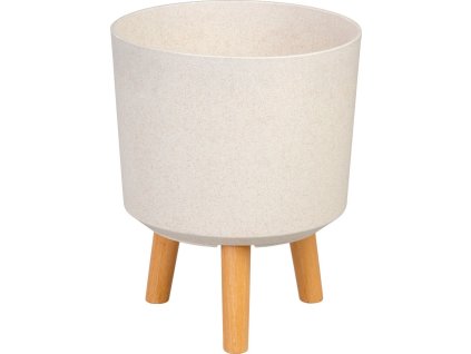 Květináč Strend Pro, barva White Weath Finish, 24,5x24,5x31 cm