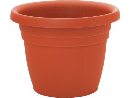 Květináč ICS THEA 18x14 cm, barva terakota, plast