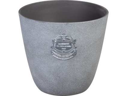 Květináč Strend Pro, barva šedá, 28,5x26 cm