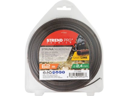 Silon na sečení Strend Pro Premium SawLine 2,4 mm, L-62 m, zoubkovaný