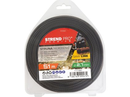 Silon na sečení Strend Pro Premium SawLine 2,7 mm, L-51 m, zoubkovaný