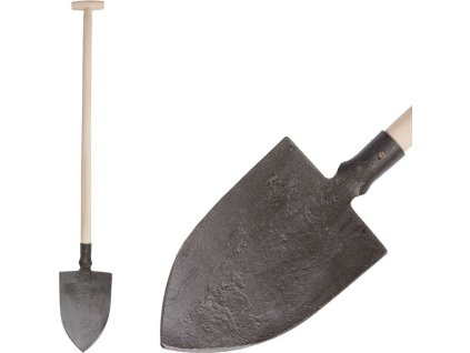 Rýč Gardex 1250 g, kovaný, špičatý, dřevěná násada T