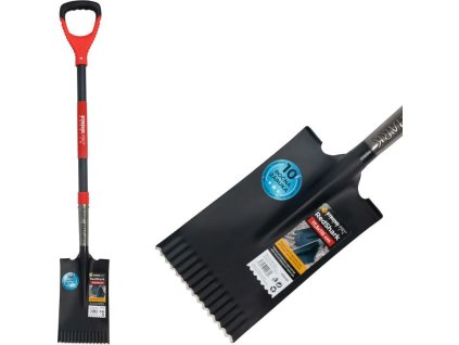 Rýč Strend Pro Premium RedShark, rovný, se sklolaminátovou násadou D 1150 mm, záruka 10 let.