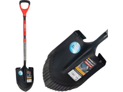 Rýč Strend Pro Premium RedShark, špičatý, se sklolaminátovou násadou D 1150 mm, záruka 10 let.