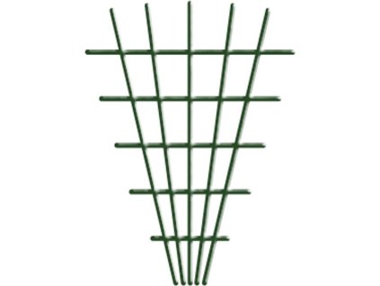 Mřížka Garden MEV5 145x5x75 cm, 4/4,7 mm, opěrná na květiny, zelená, zahradnická
