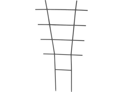 Mřížka Strend Pro, opěrná na květiny a rostliny, černá, 30,5x56,5 cm