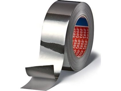 Páska tesa® PRO Aluminium, hliníková, lepící, s linerem, 50 mm, L-50 m