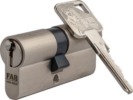 Vložka cylindrická FAB HOME 3.00***/BDNs 30+35, 5 kľúčov, stavebná, satenový nikel