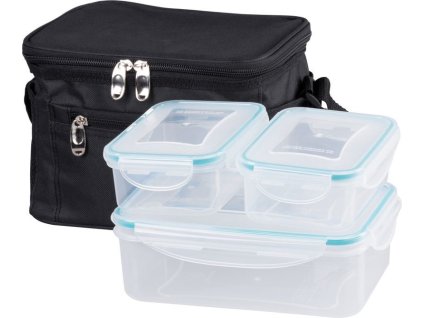 Dóza MagicHome, hranatá, s termo taškou, sada 3 ks, 1x 1500 ml + 2x 500 ml