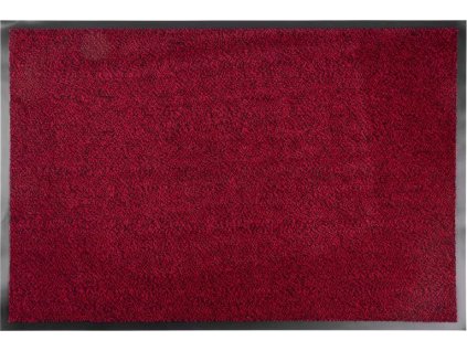 Rohožka MagicHome, pred dvere, 60x90 cm, čierna/červená