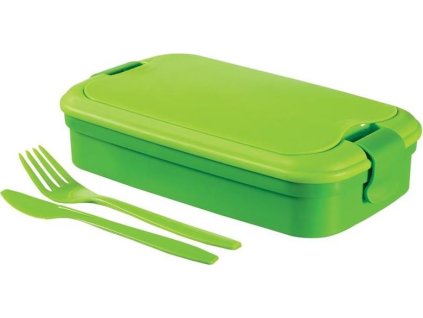 Box Curver® Lunch&Go 1300 ml, obedár, zelený, dóza s príborom