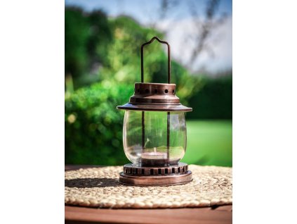 Lampáš MagicHome CL0135, 190 mm, Cu, na čajovú sviečku