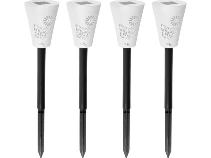 Lampa Strend Pro Sargas, 7x35 cm, solárna, 2x LED, AAA, bal. 4 ks