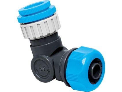 Adaptér AQUACRAFT® 550345, kĺbový, 1/2"-3/4"-1", 360, 180, 3/4", na záhradnú hadicu